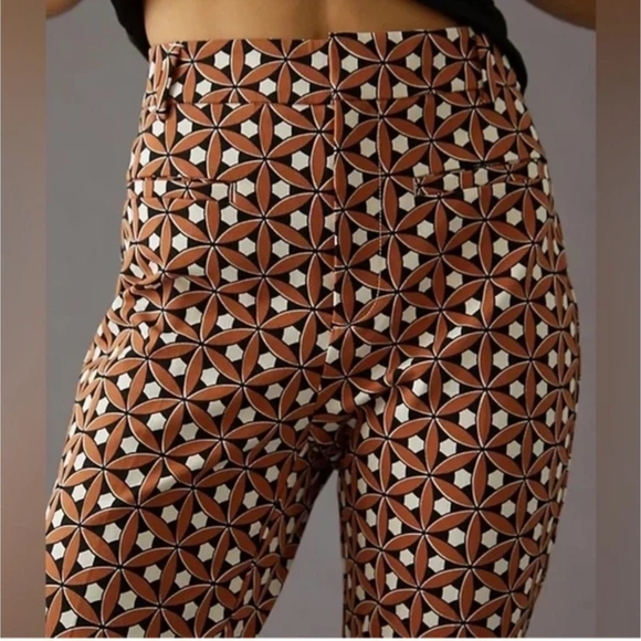 ANTHROPOLOGIE MAEVE Essential High-Rise Kick-Flare Pants Size 8 - Picture 5 of 11